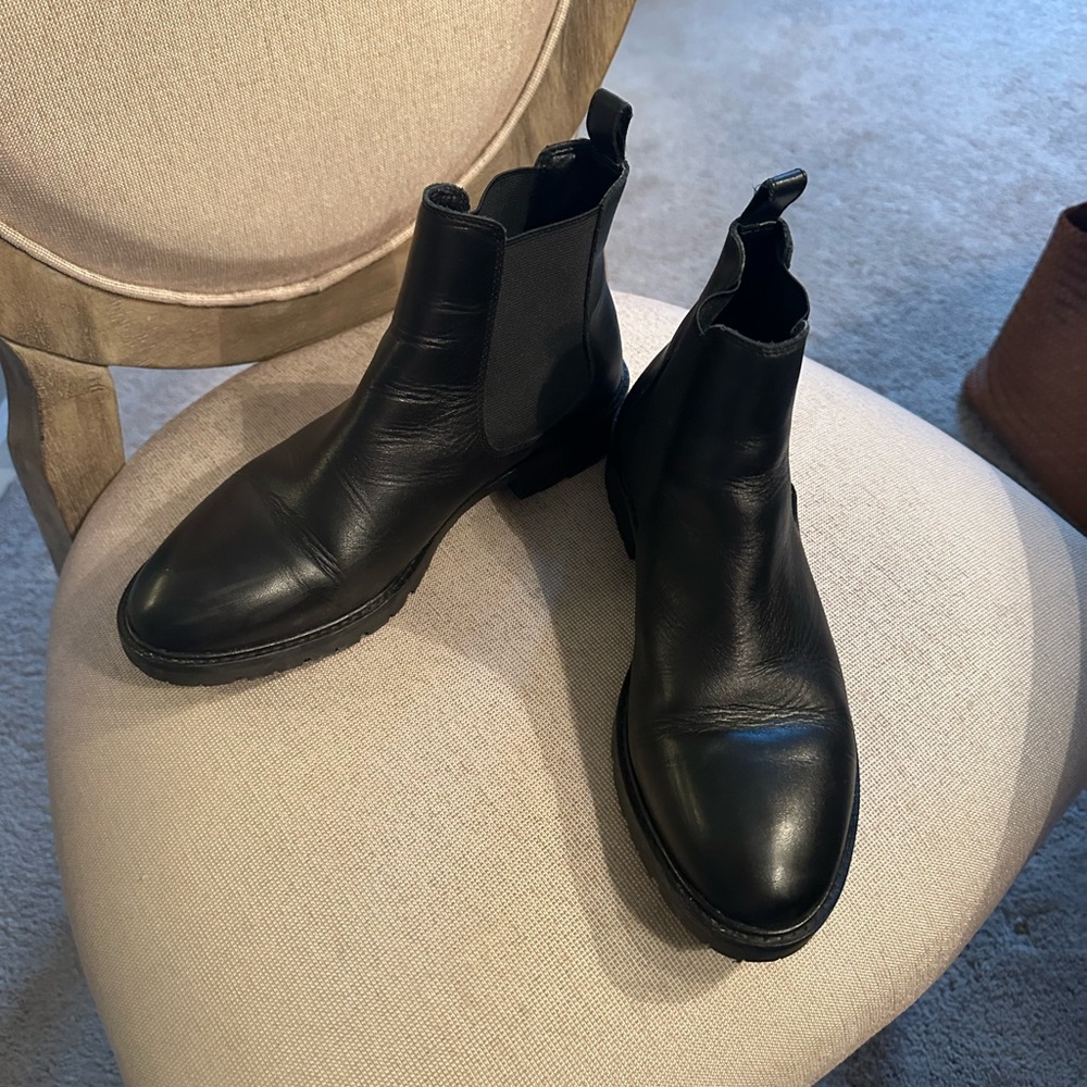 Steve Madden Black Ankle Booties